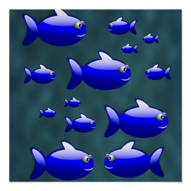 Fish Poster Beach House Poster (Vorderseite)