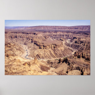 Fish River Canyon im Süden Namibias, Afrika Poster