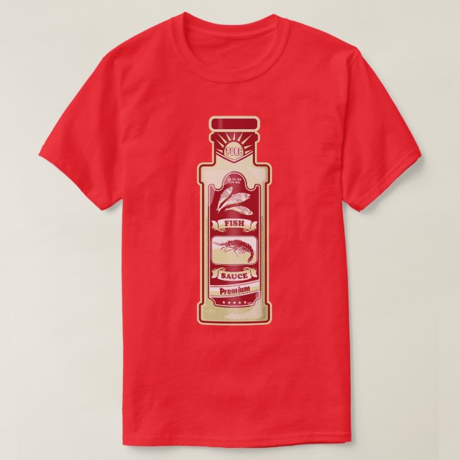 Fish Sauce Illustration T-Shirt (Design vorne)