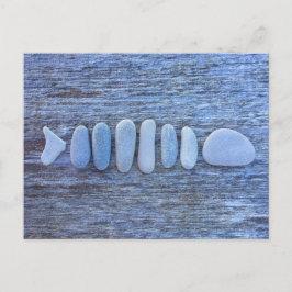 Fish Shaped Rock Art Postkarte