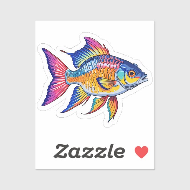 Fish Sticker (Blatt)