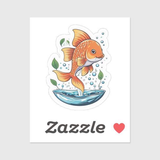 Fish Sticker (Blatt)