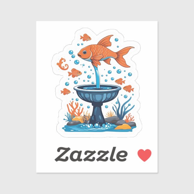 Fish Sticker (Blatt)