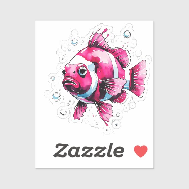 Fish Sticker (Blatt)