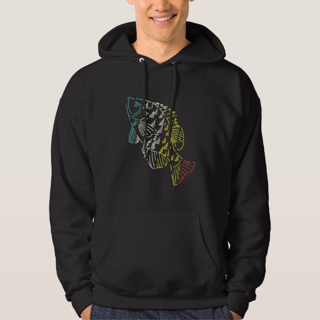 Fish Swim Bluegill Hoodie (Vorderseite)
