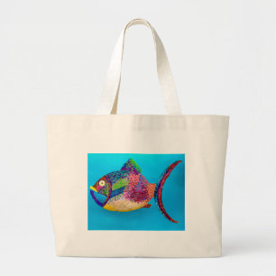 FISH-TASCHE JUMBO STOFFBEUTEL