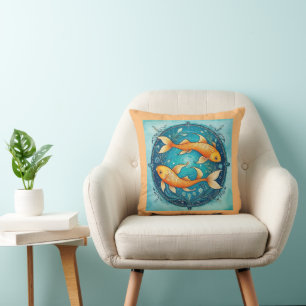 Fish throw Kissen