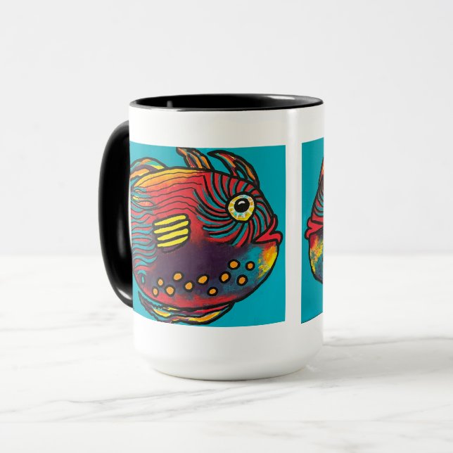 Fish Twin Tasse (Vorderseite Links)