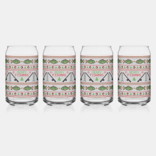 Fish Ugly Christmas Sweater Dosenglas