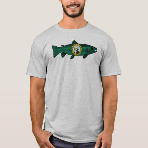 Fish Washington Staat Trout T-Shirt