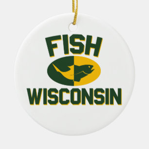 Fish Wisconsin Keramikornament