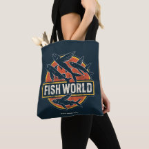Fish World Retro Fliegender Fisch Parodie Vintage