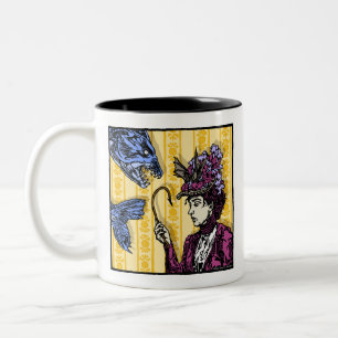 Fishaken - Pop Goth Nightmare Surreal Zweifarbige Tasse