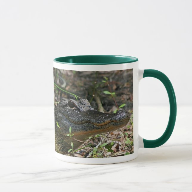 Fisheating Nebenfluss-AlligatorTasse Tasse (Rechts)