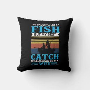 Fisher Art eine Menge Fisch Kissen