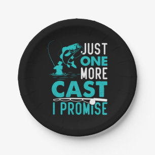 Fisher Geschenk nur noch einen Fisch versprochen Pappteller