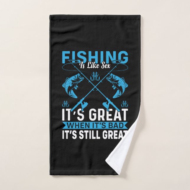 Fisher Gift Fishing Is Great Handtuch (Handtuch)