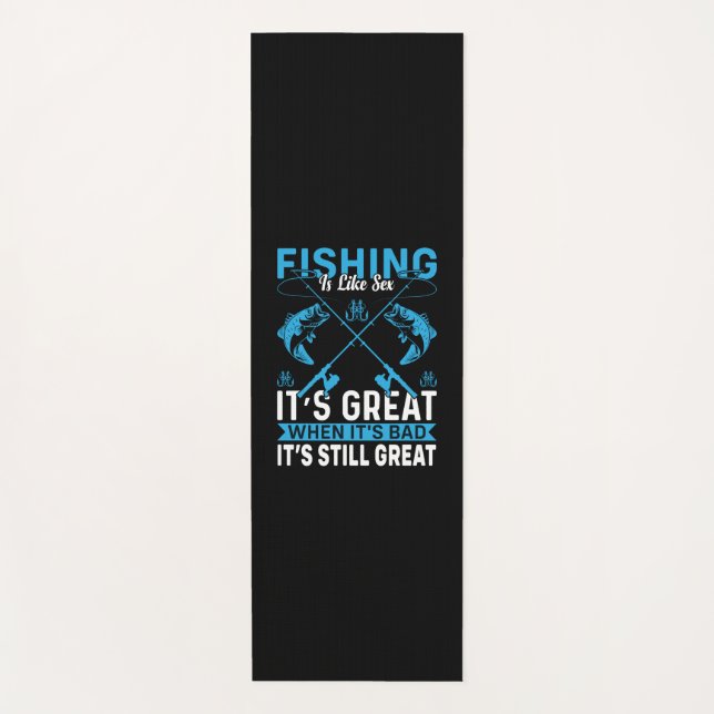 Fisher Gift Fishing Is Great Yogamatte (Vorderseite)