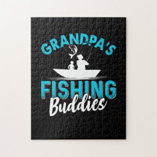 Fisher Grandpa Fishing Friends Puzzle