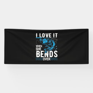 Fisher ich Liebe es, wenn sie drüben ist Banner