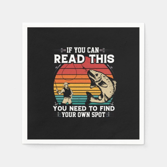 Fisher If You Can Read This Serviette (Vorderseite)