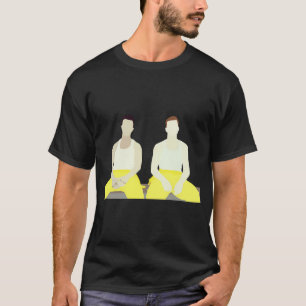Fisher Martens Muster Vanille und Schokolade T-Shirt