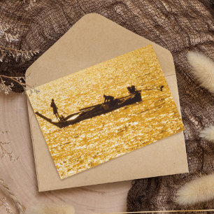 Fisher Men in Thailand Postkarte