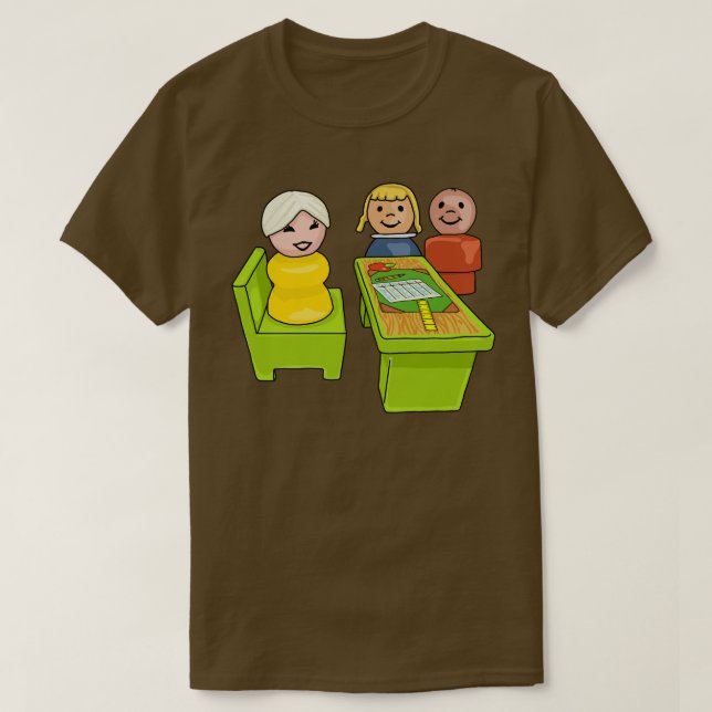 Fisher Price Kleine Lehrer und Schüler T-Shirt (Design vorne)