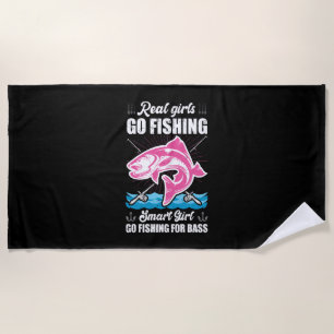 Fisher Smart Girls Go Fishing Strandtuch