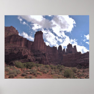 Fisher Towers Poster