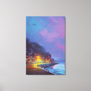 Fisher Village Canvas Print Leinwanddruck