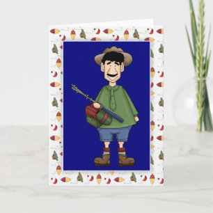 Fisherman 4 Vatertag Blankokarte Karte