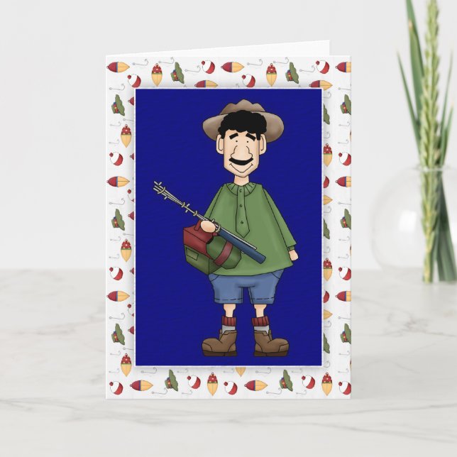 Fisherman 4 Vatertag Blankokarte Karte (Vorderseite)