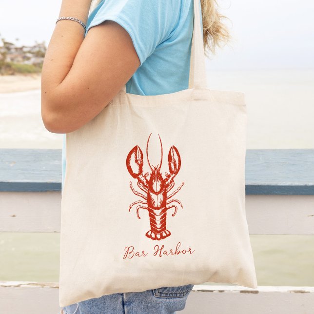 Fisherman Aesthetic Maine Lobster Custom Tragetasche (Von Creator hochgeladen)