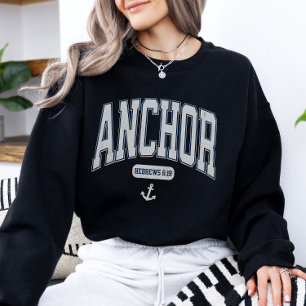 Fisherman Ästhetische Christliche Not leidende Sch Sweatshirt