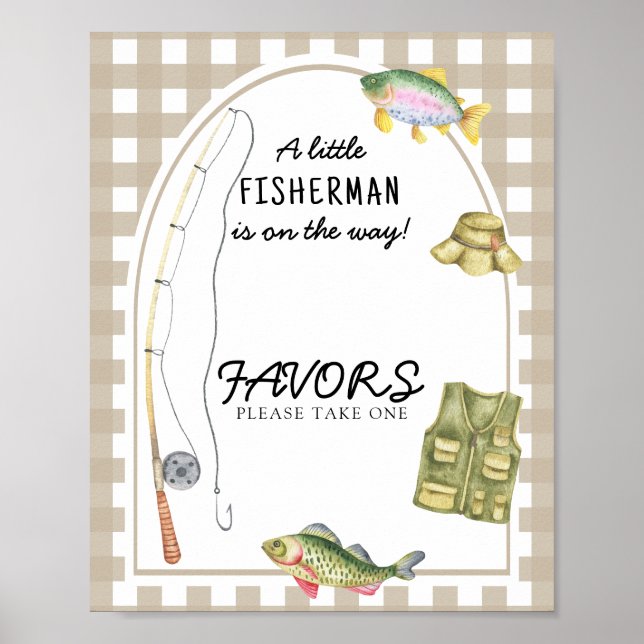 Fisherman Baby Duschfavoriten Poster (Vorne)