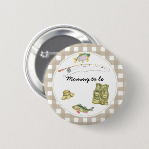 Fisherman Baby Shower - Mommy to be Button