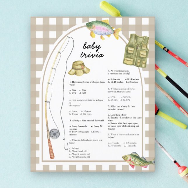 Fisherman - Baby Trivia | Baby Shower Game (Von Creator hochgeladen)
