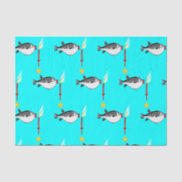 Fisherman Birthday Gift Seidenpapier