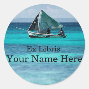 Fisherman Buchzeichen Sticker