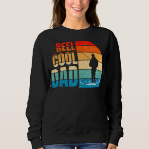 Fisherman Daddy Mens Reel Cooler Vater Vatertag Sweatshirt