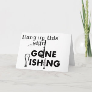 ***FISHERMAN*** FISH DEN GANZEN TAG AM GEBURTSTAG! KARTE