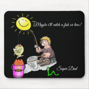 Fisherman Fish Sun Super Vater Mouse Pad! Mousepad