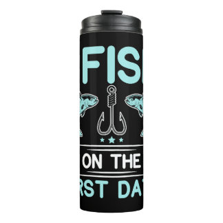 Fisherman Fishing Fisherman Fish Catcher Fish Thermosbecher