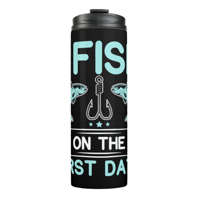 Fisherman Fishing Fisherman Fish Catcher Fish Thermosbecher (Vorderseite)