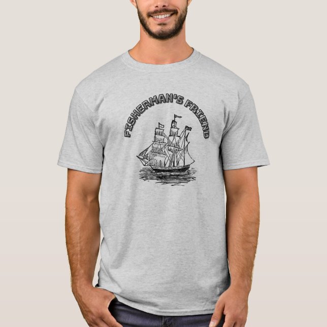 "Fisherman friend" T-Shirt (Vorderseite)