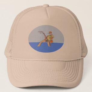 Fisherman-Khaki-LKW-Hut Truckerkappe
