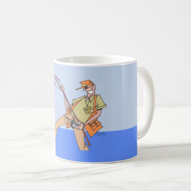 Fisherman links Hand Tasse (VorderseiteRechts)