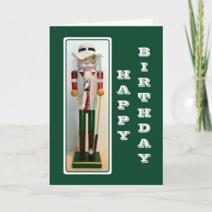 Fisherman Nutcracker Happy Birthday Karte