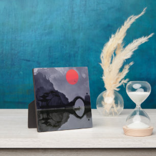 Fisherman Plaque Fotoplatte